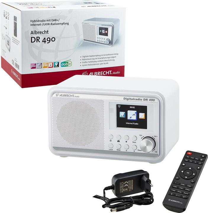 Immagine prodotto Albrecht DR 490 (Web radio, DAB, WiFi)