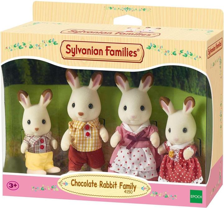 Actual product image Sylvanian Families Chocolate Bunny Family