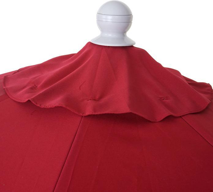 Image du produit Swisshandel24 Parasol semi-circulaire, demi-parasol balcon, UV 50+ polyester/alu 3kg 270cm (2.70 m)