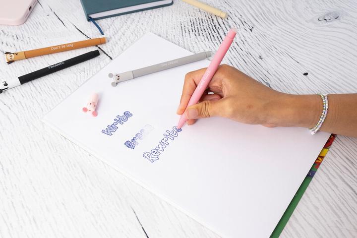 Actual product image EberhardFaber Gel pen Animal Erase It Lama, 0.7 mm (Light beige, 1 x)