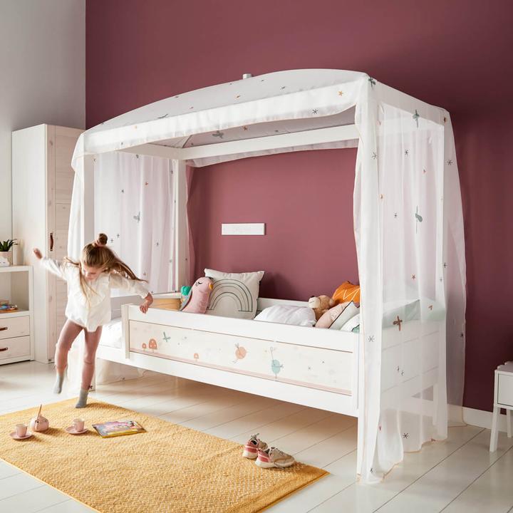 Produktbild Lifetime Kidsrooms Life Time Himmelbett Fairy mit Deluxe Lattenrost (90 x 200 cm)