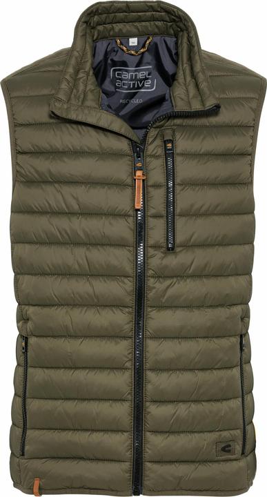 Image du produit Camel Active Gilet matelassé avec surpiqûres horizontales en polyester recyclé (60)