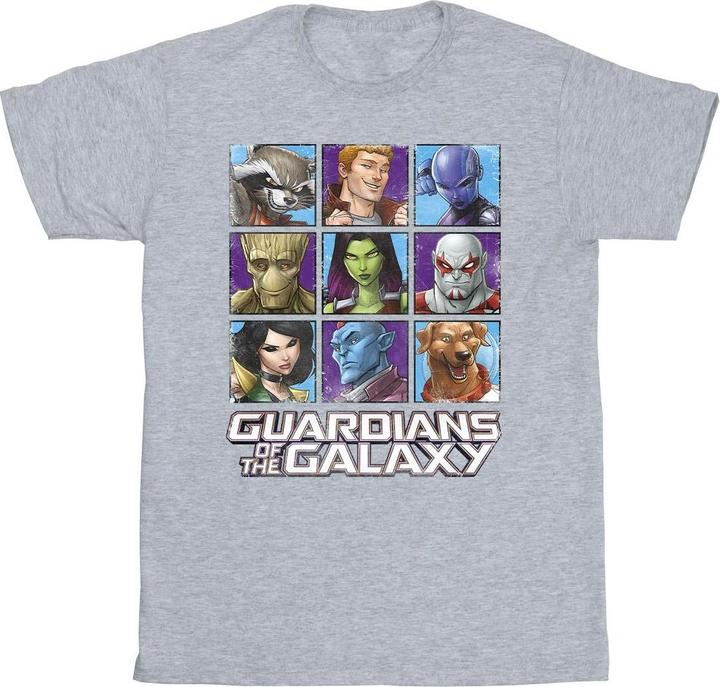 Guardians of the Galaxy Character Squares TShirt (XL)