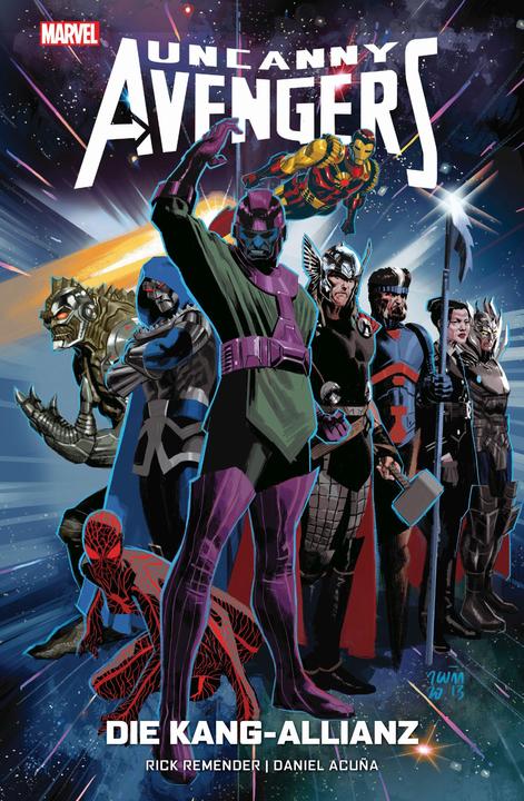 Actual product image Panini Uncanny Avengers: Die Kang-Allianz (German, Daniel Acuna, Rick Remender, Michael Strittmatter, 2023)