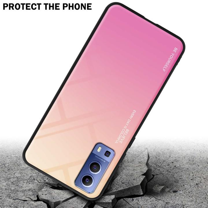Image du produit Cadorabo TPU 2 couleurs Housse en verre (Vivo Y72 5G, Vivo Y52s 5G)