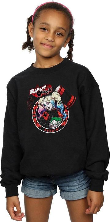 Produktbild Harley Quinn Joker Patch Sweatshirt Mädchen (152, 158)
