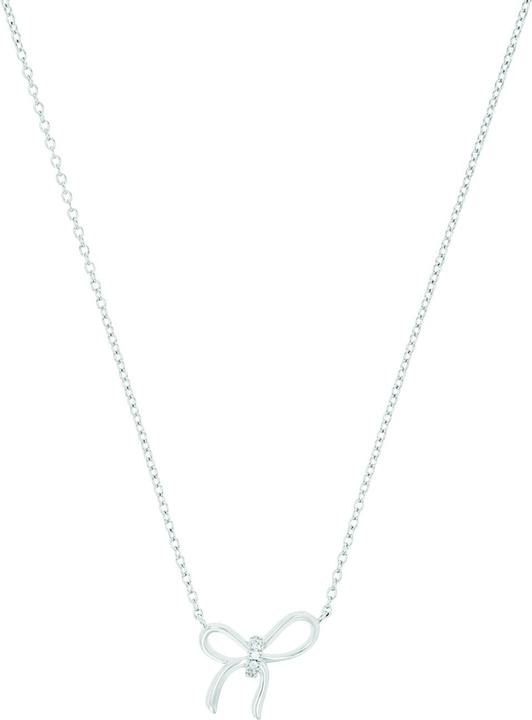 Produktbild Amor Halsschmuck für Damen, 925 Sterling Silber, Zirkonia synth. | Schleife (Silber 925)