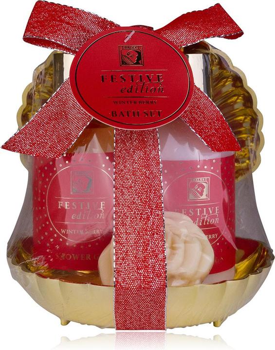 Actual product image Accentra Bath set FESTIVE EDITION in shell-shaped box, in (Hair care set)