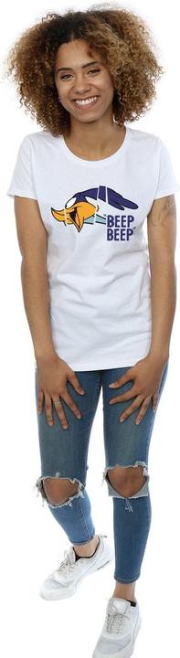 Image du produit Looney Tunes T-shirt en coton Beep Beep Road Runner Femme/Ladies (L)