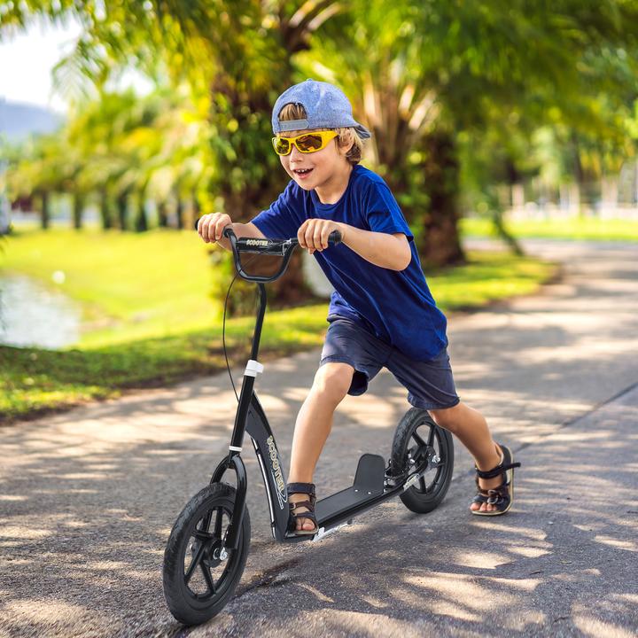 Produktbild Homcom Kinderroller Anti-Rutsch Trittfläche, Metallfahrradständer zum Parken
