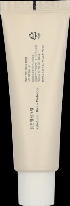 Image du produit Beauty of Joseon Probiotiques Relief Sun Rice (Crème solaire visage, SPF 50+, 50 ml)