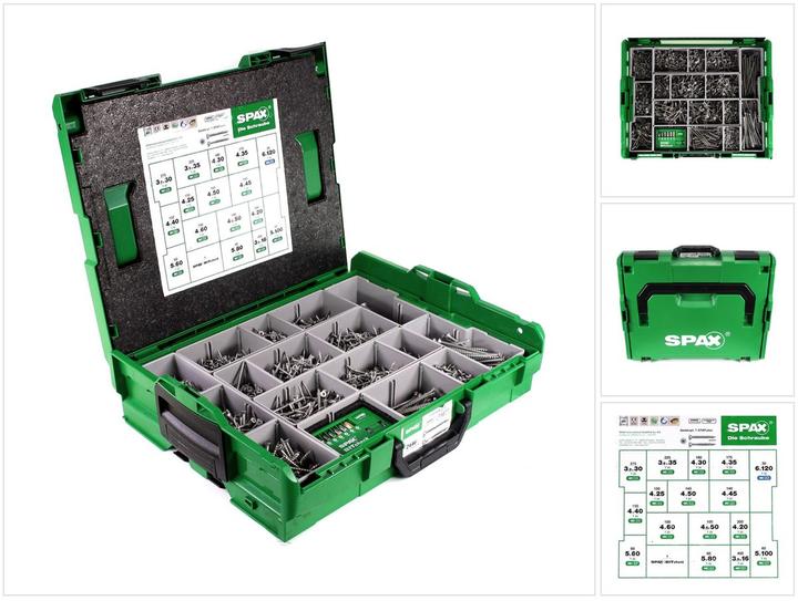 Produktbild Spax Montagekoffer L-BOXX (2445 Schrauben pro Stück)