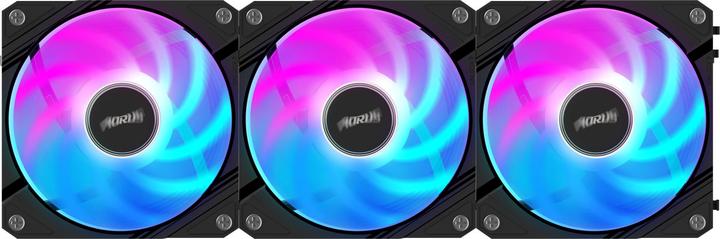 Actual product image Gigabyte AORUS EZ CHAIN FAN 120 (3-Pack)
