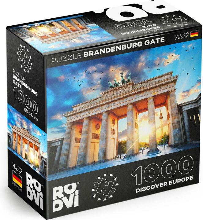 Actual product image D-Toys Puzzle 1000 pieces - Brandenburg Gate, Berlin, Germany (1000 pieces)