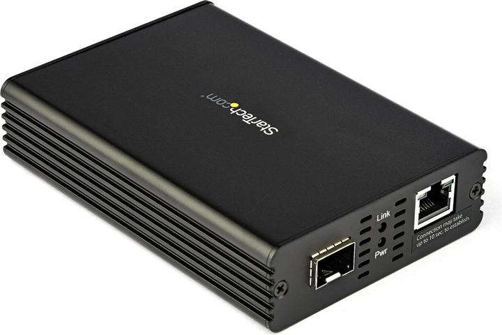 StarTech Fiber optic media converter for 1/2.5/5/10 Gbit/s network NBASE-T SFP to RJ45