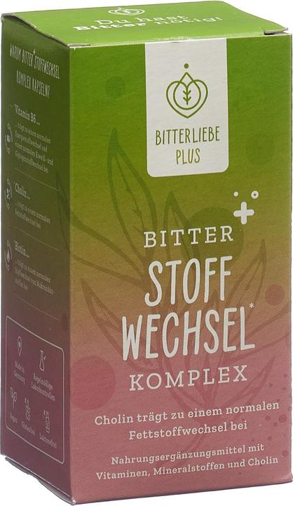 Immagine prodotto Bitterliebe Complesso del metabolismo amaro (90 Pezzo/i, Pillole, 203 g)