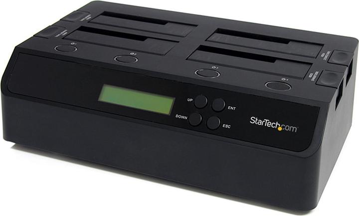StarTech 4 Bay Festplatten Kopierstation USB 3.0 / eSATA auf SATA - HDD 1:3 Duplikator - Standalone Festpl...