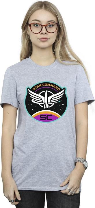 Immagine prodotto Disney Lightyear Star Command Circle Maglietta Ampia Donna (XXL)