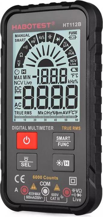 Habotest HT112B True RMS Digital Universal Multimeter
