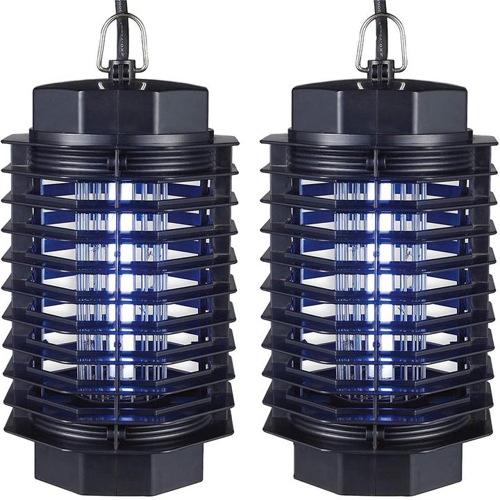 Immagine prodotto Isotronic Set di 2, lampada per insetti, trappola elettrica per mosche, 230 V/500 V, 50 m²