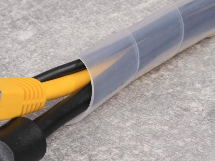 Actual product image Quadrios 2111C142 Spiral hose 4 to 50 mm White 1 set (Cable spiral hose, 1000 cm)