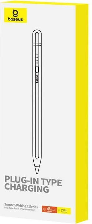 Produktbild Baseus Active stylus Smooth Writing Series with plug-in charging, lightning (White)