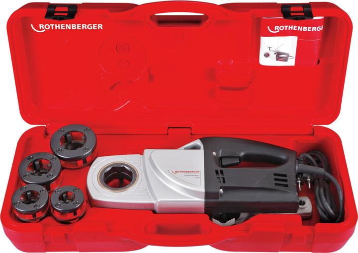 Rothenberger Gewindeschneidmaschine SUPERTRONIC® 1250 Set 1/4-1 1/4″ 800 W