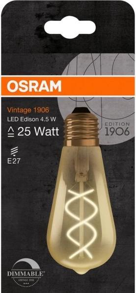 Immagine prodotto Osram Annata 1906 (E27, 4.50 W, 250 lm, 1 x, G)