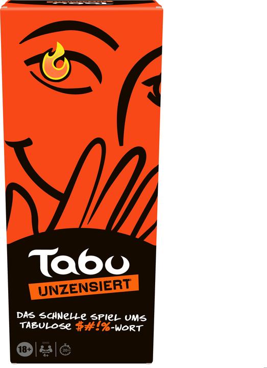 Actual product image Hasbro Taboo Uncensored (German)