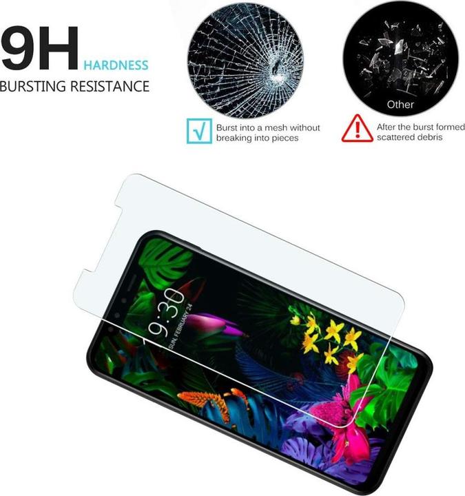 Produktbild Screenguard LG G8S ThinQ Panzerglas Schutzfolie Case Friendly Design (1 Stück, LG G8s ThinQ)
