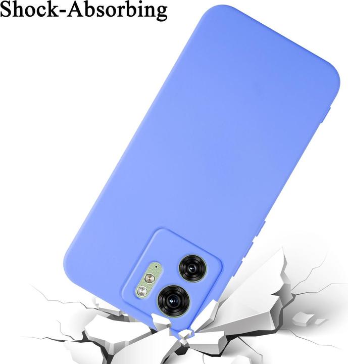 Actual product image Cadorabo Case for Motorola Edge 40 TPU in liquid protection silicone design (Motorola Edge 40)