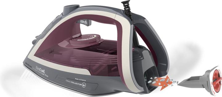 Image du produit Tefal Ultragliss Anti-Calc Plus FV6840E0 iron Steam iron 2800 W Purple, Silver (2800 W, 260 g/min)