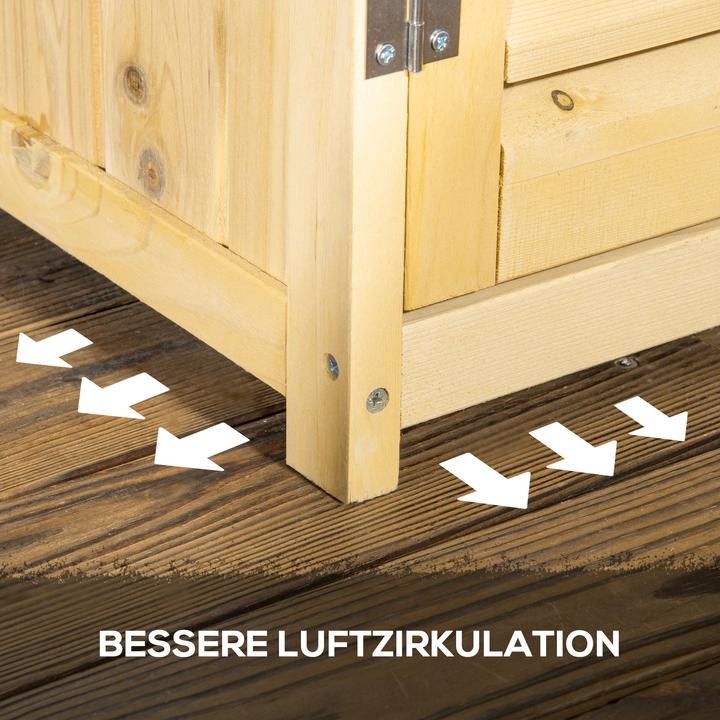 Image du produit Outsunny Abri à outils avec 4 compartiments