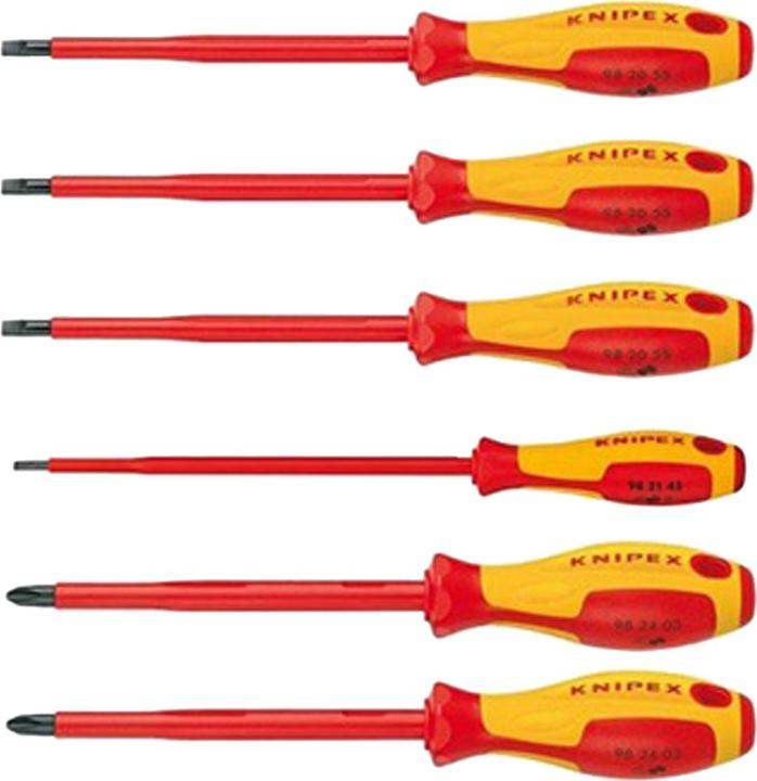 Image du produit Knipex Jeu de tournevis (Vis fendues, Recouvrement cruciforme Phillipps (PH))