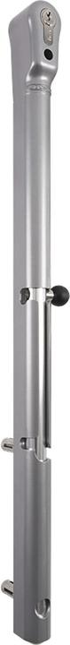 Produktbild Locinox Verriegelbarer Bolzen-Stangenriegel KEYDROP,Riegel 100mm Höhenverstell. silber (1 Stk.)