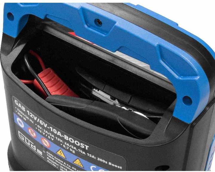 Immagine prodotto Güde Caricabatterie automatico GAB 12V/6V-10A-Boost (6V, 12V, 10 A)