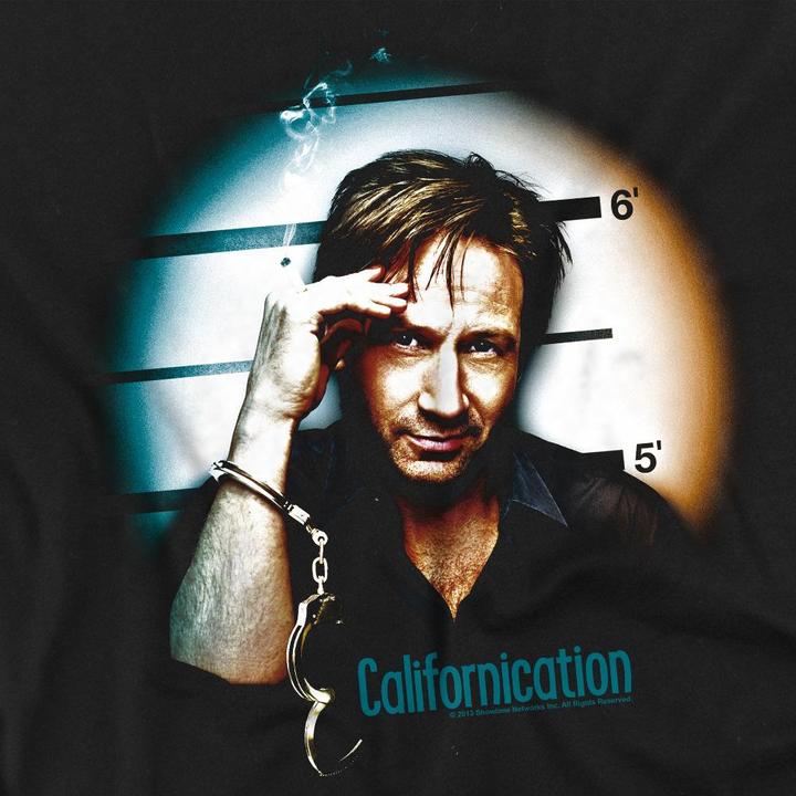 Actual product image Californication Unisex Adult In Handcuffs T-Shirt (XXL)