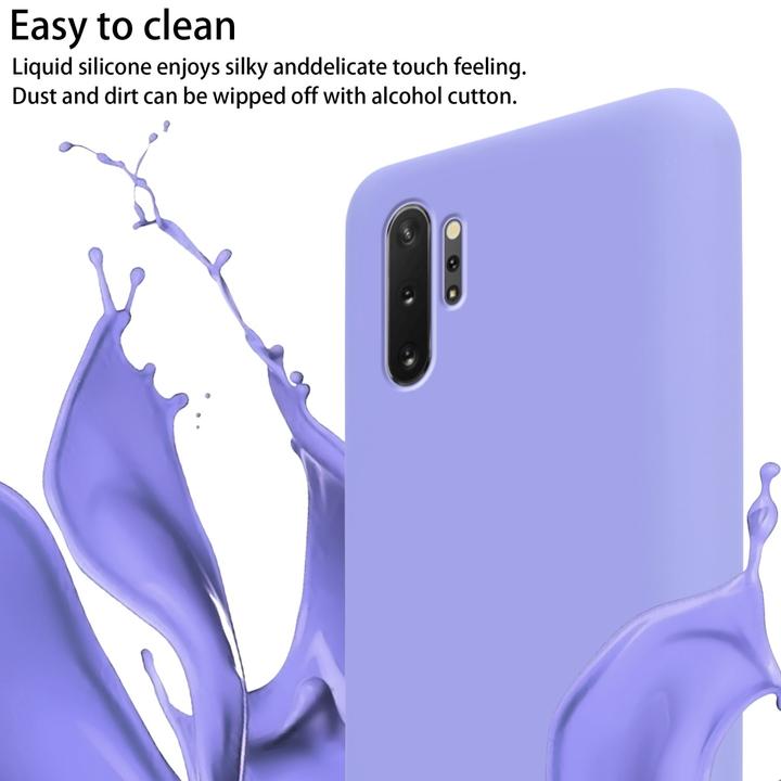 Actual product image Cadorabo TPU Cover Mobile Phone Chain Liquid (Samsung Galaxy Note 10 Plus)