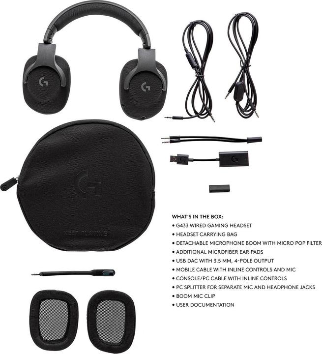 Image du produit Logitech G G433 (Filaire)