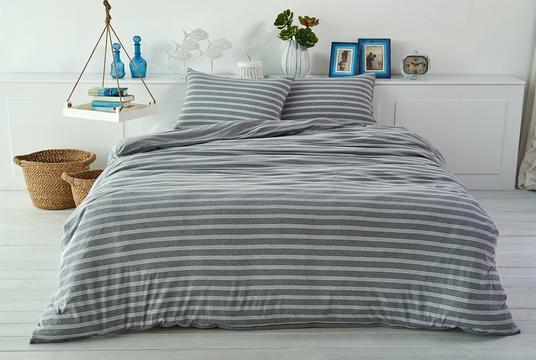 Produktbild Living Home Melange Jersey Double Face (Bettwäsche Set, 135 x 200 cm, 80 x 80 cm)