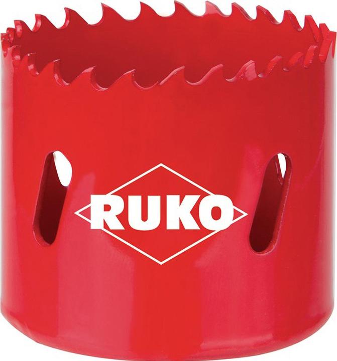 Actual product image Ruko HSS Bi-metal hole saws red.Ø 92.0 mm / 38.0 mm (92 millimetres)