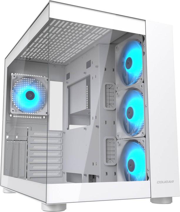 Actual product image Cougar Boitier Moyen Tour ATX FV150 RGB avec panneaux vitrés (Blanc) (ATX, mATX, Mini-ITX)
