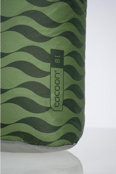 Actual product image Cocoon Drybag Ultralight 8L Green Waves (8 l)