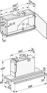 Actual product image Miele DAS 4930 (Flat-screen hood)
