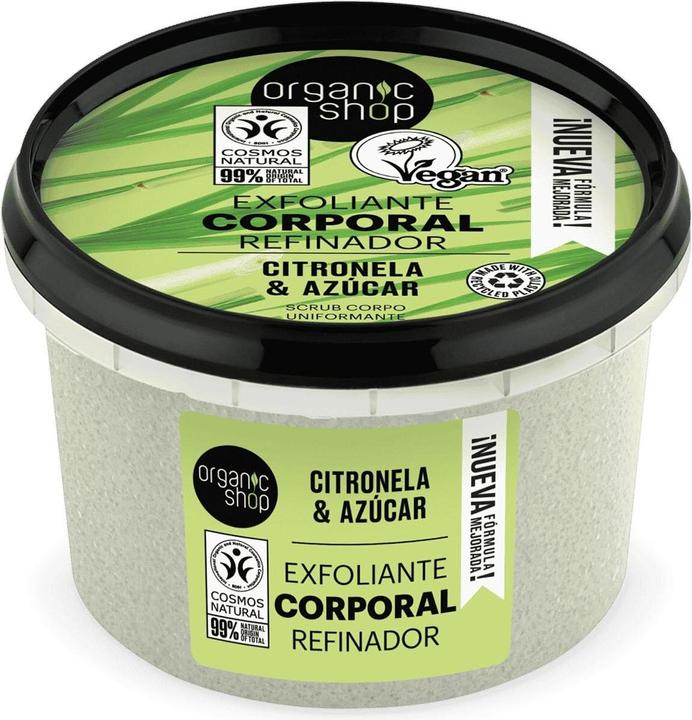 Organic Shop Citronela Exfoliante Corporal Lemongrass 1un (250 ml)