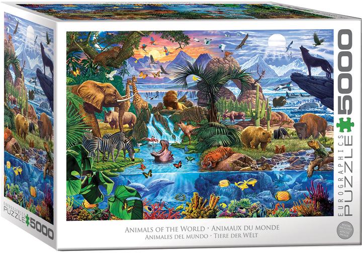 Produktbild Eurographics Tiere der Welt (5000 Teile)