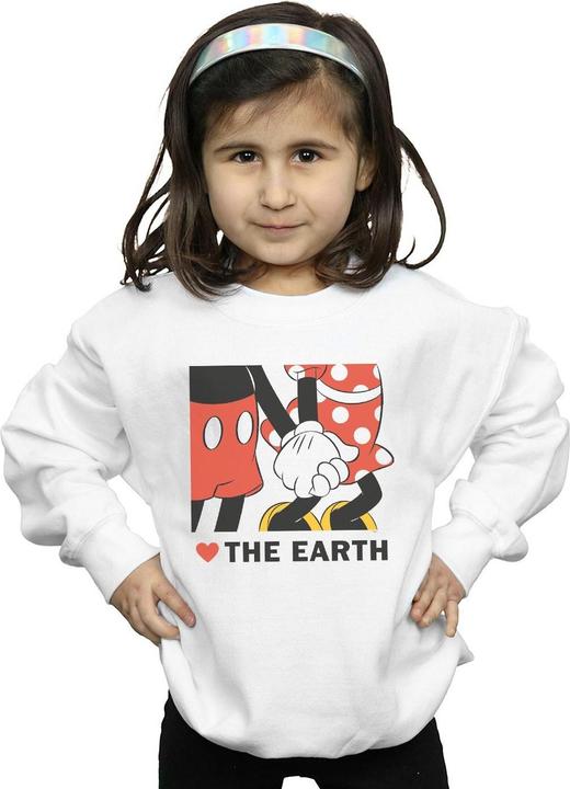 Immagine prodotto Disney Mickey Mouse Heart The Earth Felpa Ragazze (116)