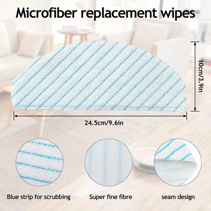Actual product image Chuancheng 50 Piece Wipe Accessory for Ecovacs Deebot Ozmo N8 Pro