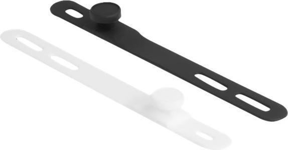 Immagine prodotto Delock Fascetta nero/bianco 118 mm x 12 mm 10 pezzi (Fascette in plastica, 118.12 mm, 10 pz.)