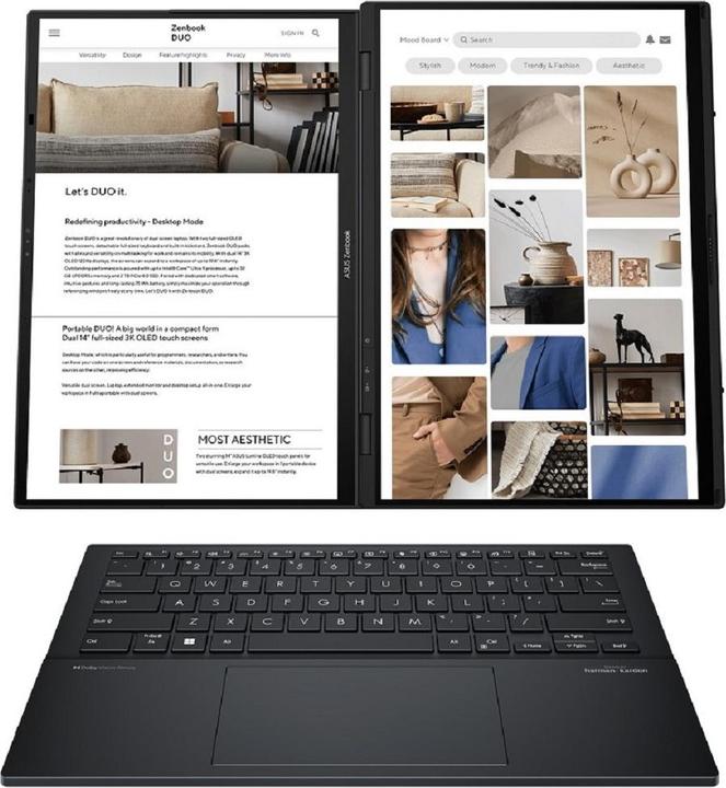 Actual product image ASUS Zenbook Duo (14", Intel Core Ultra 5 125H, 16 GB, 512 GB, DE)